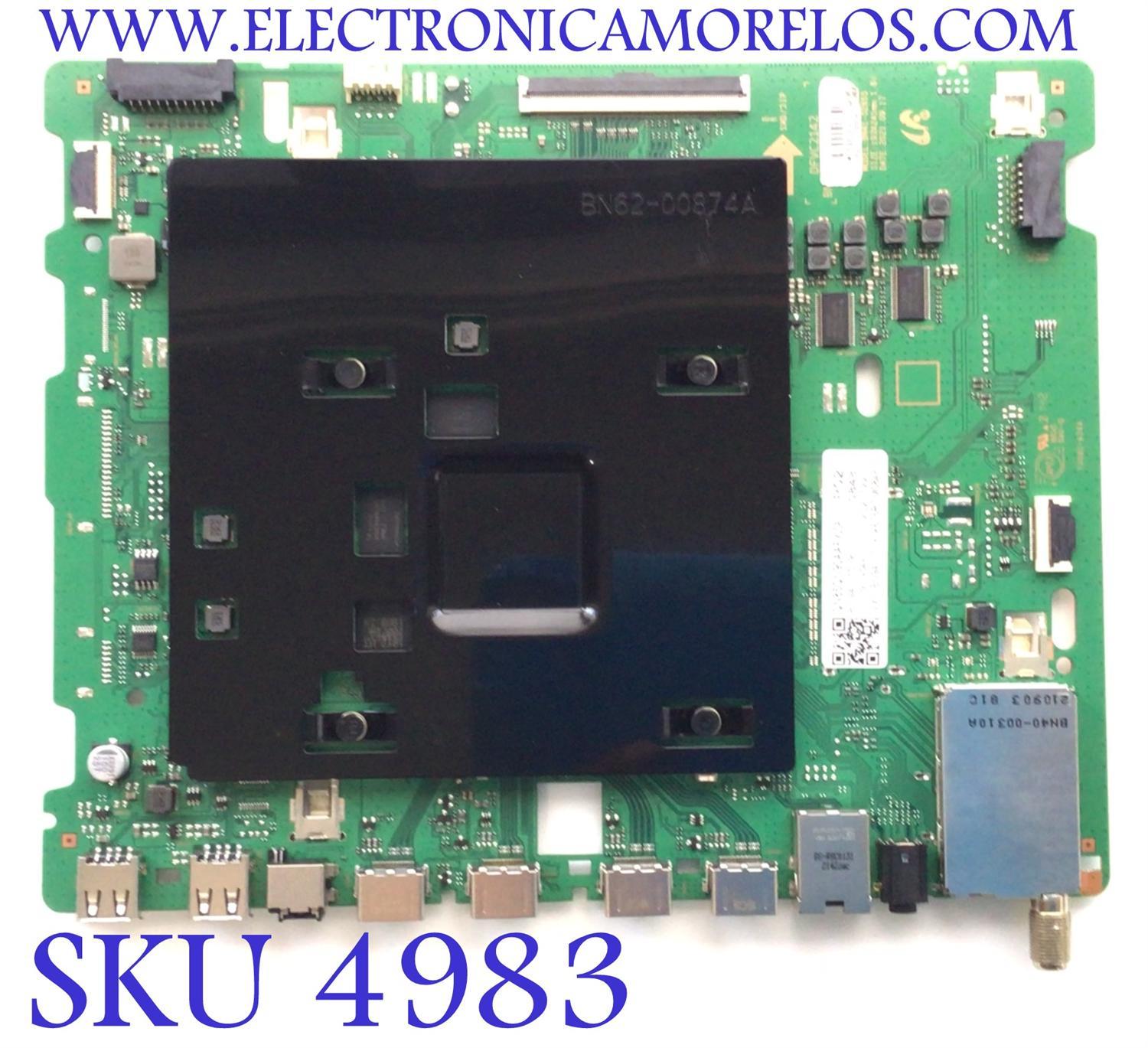 MAIN PARA TV SAMSUNG NEO QLED 4K SMART TV / NUMERO BN94-17519L / BN41-02855C / BN97-19544S / DFVC2142 / PANEL CY-TA085FLAV1H / MODELO QN85QN90 / QN85QN90AAFXZA AB03